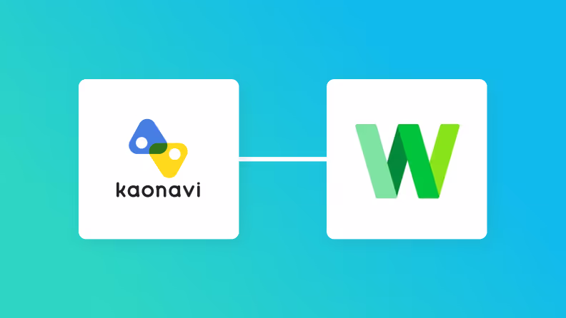 カオナビとLINE WORKSの連携イメージ