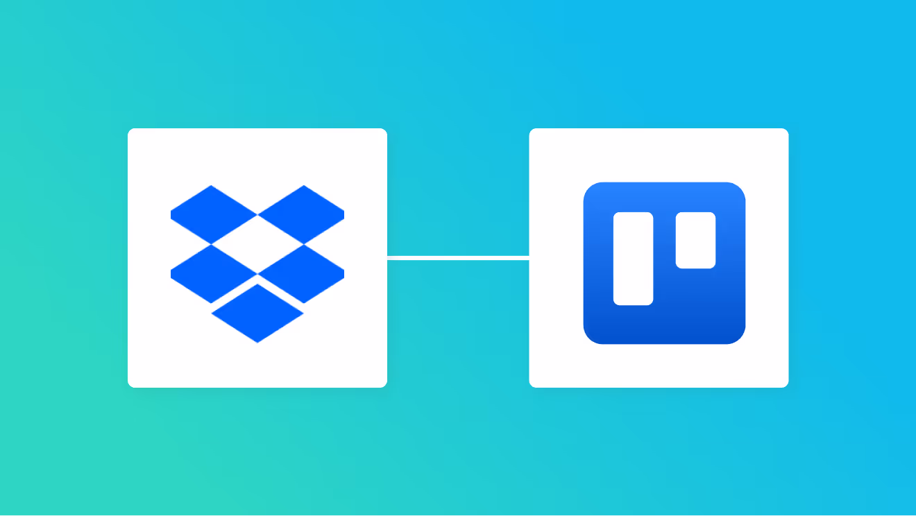 DropboxとTrelloの連携イメージ