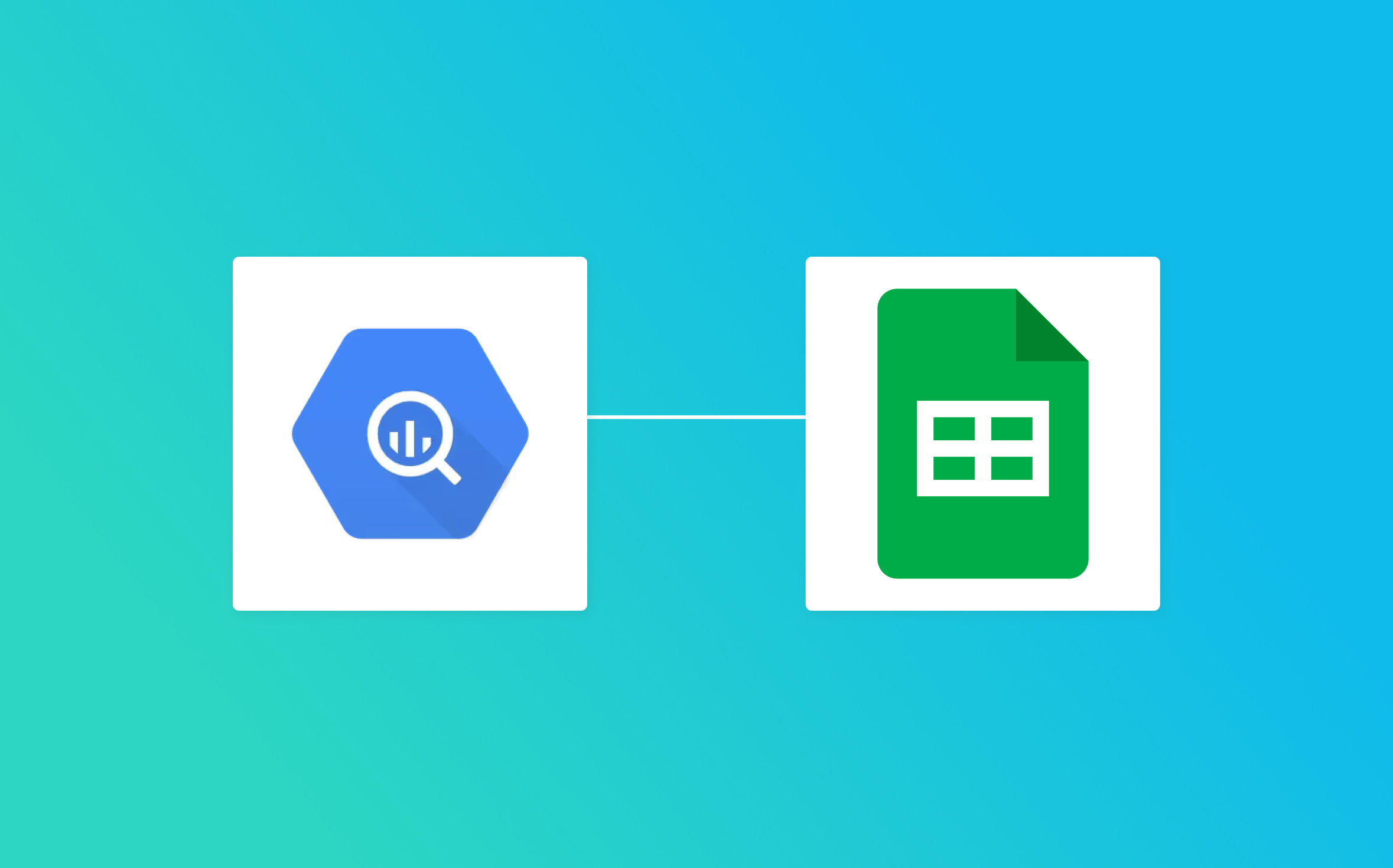 Google BigQueryとGoogle スプレッドシートの連携イメージ