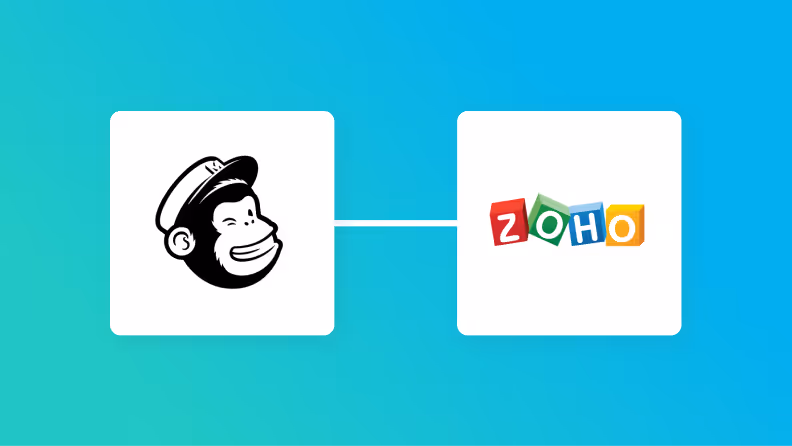 【簡単設定】MailchimpのデータをZoho CRMに自動的に連携する方法