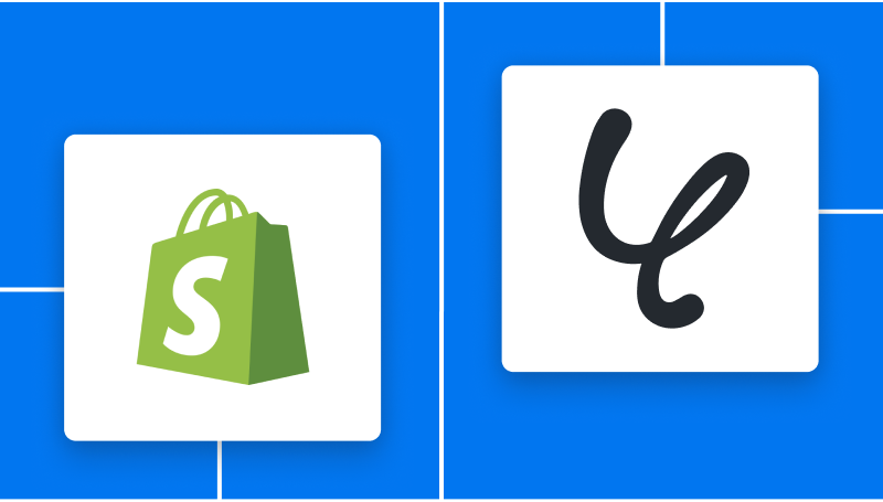 ShopifyとYoomの連携イメージ