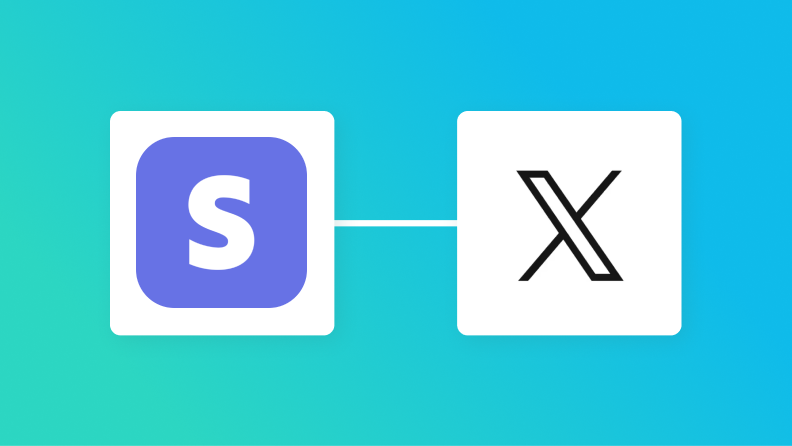 StripeとX（Twitter）の連携イメージ