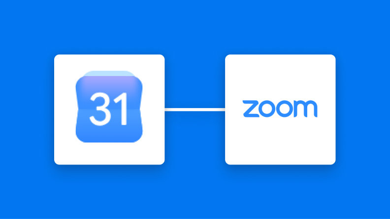 GoogleカレンダーとZoomの連携イメージ