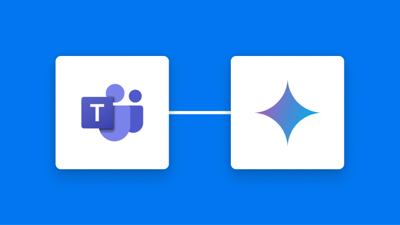 Microsoft TeamsとGeminiの連携イメージ