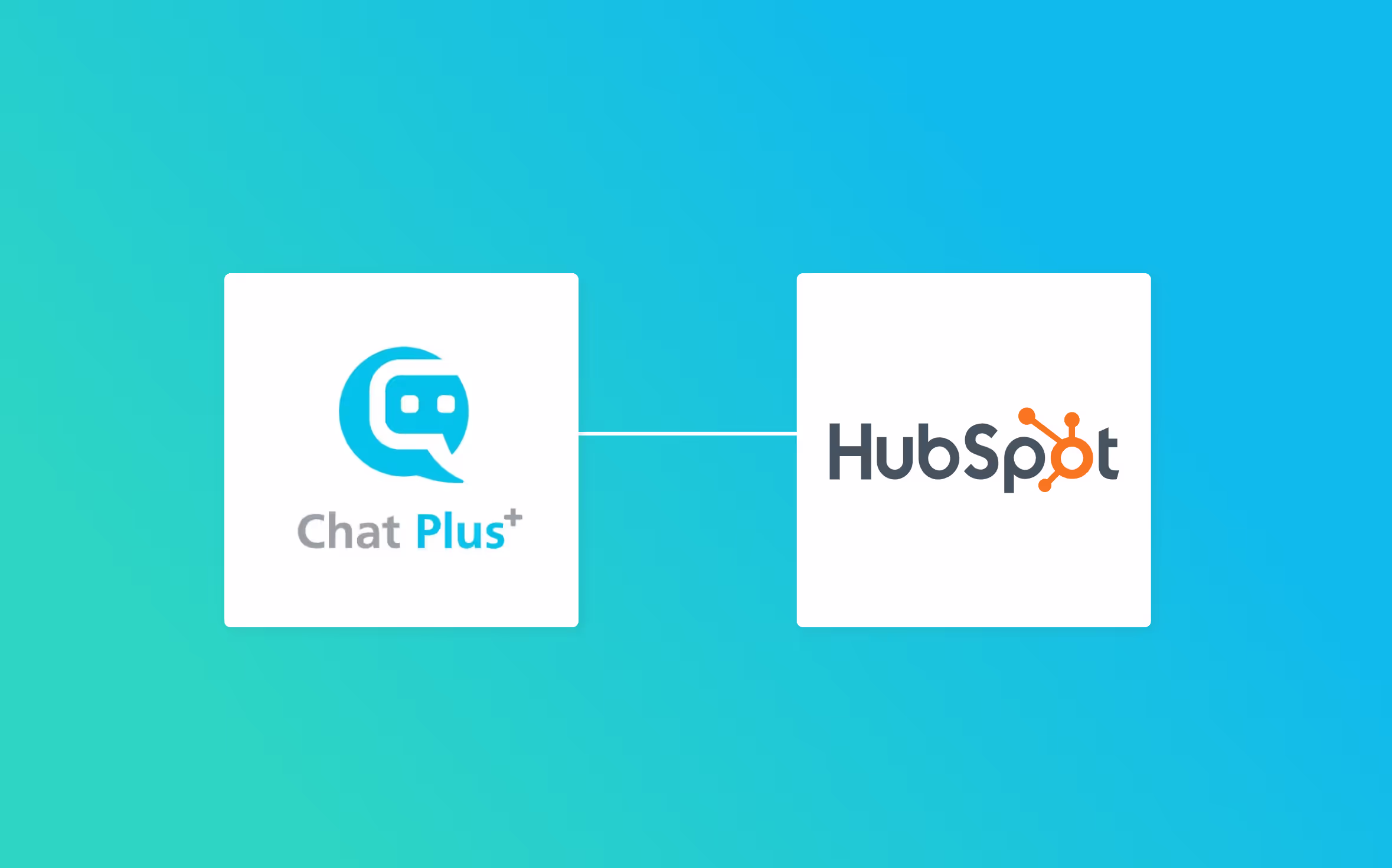 Chat PlusとHubSpotの連携イメージ