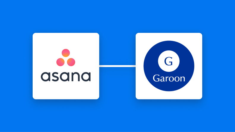 AsanaとGaroonの連携イメージ