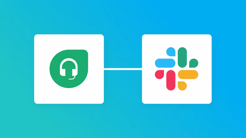 FreshdeskとSlackの連携イメージ