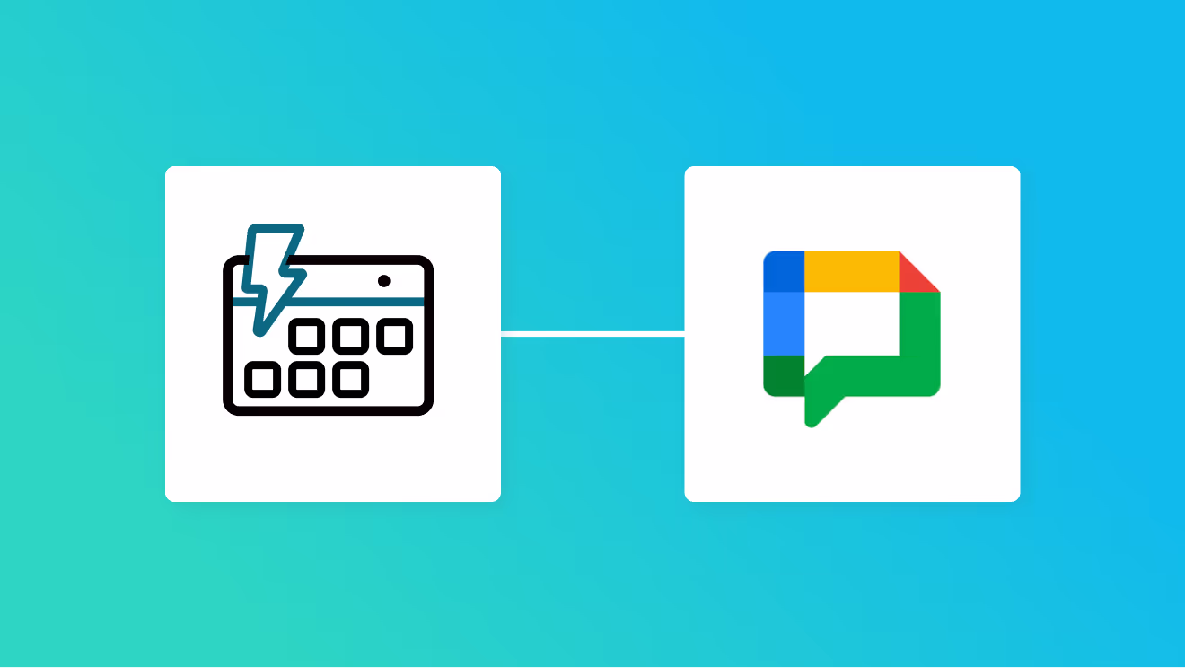 Google ChatとYoom定期起動機能を連携して、毎月決まった日時に起動し、担当者が目標を記入してその内容をGoogle Chatに通知する方法