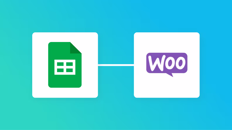 Google スプレッドシートとWooCommerceの連携イメージ