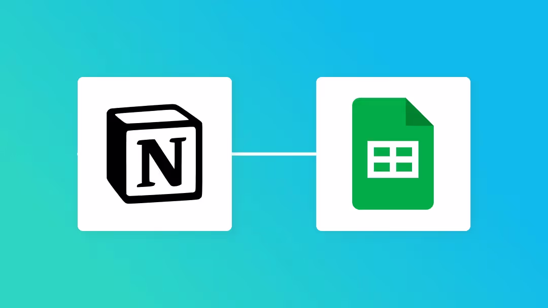 NotionとGoogle スプレッドシートの連携イメージ