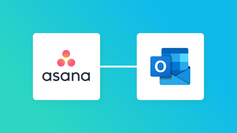 AsanaとOutlookの連携イメージ