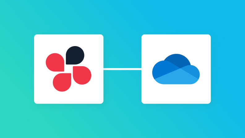 ChatworkとOneDriveの連携イメージ