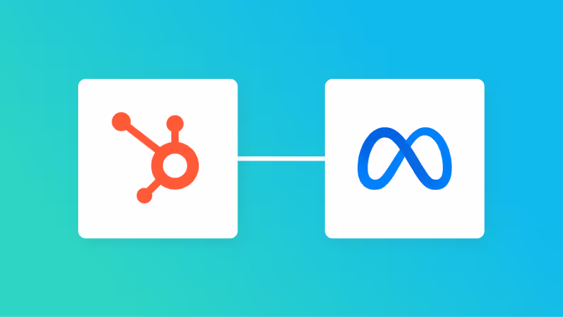 HubSpotとMetaコンバージョンAPIの連携イメージ