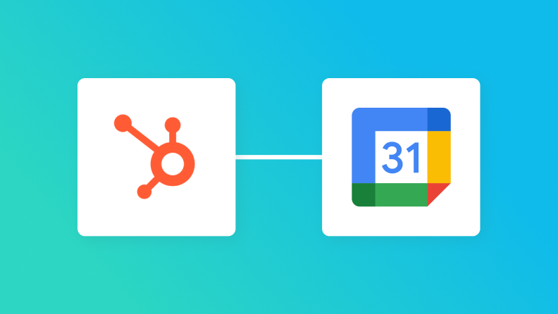 HubSpotとGoogleカレンダーの連携イメージ