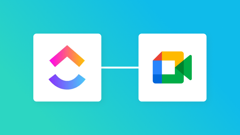 【簡単設定】ClickUpのデータをGoogle Meetに自動的に連携する方法