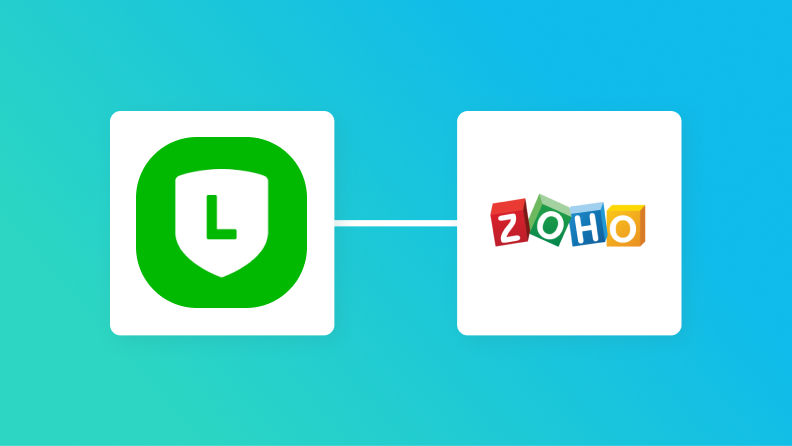 LINEとZoho CRMの連携イメージ