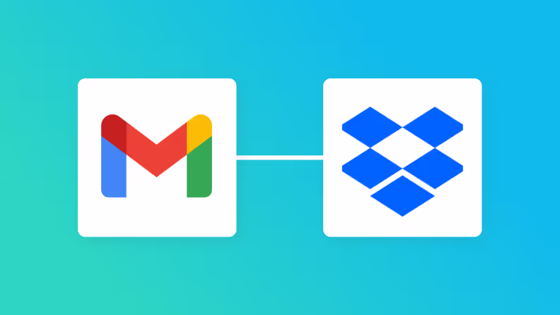 GmailとDropboxの連携イメージ