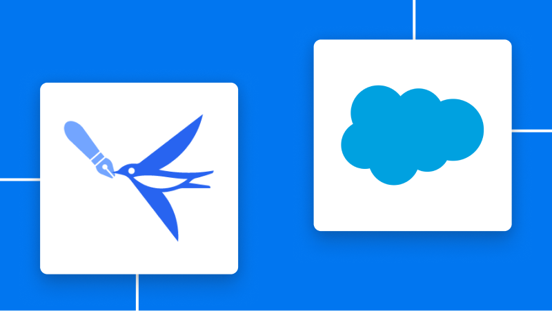 freeeサインとSalesforceの連携イメージ