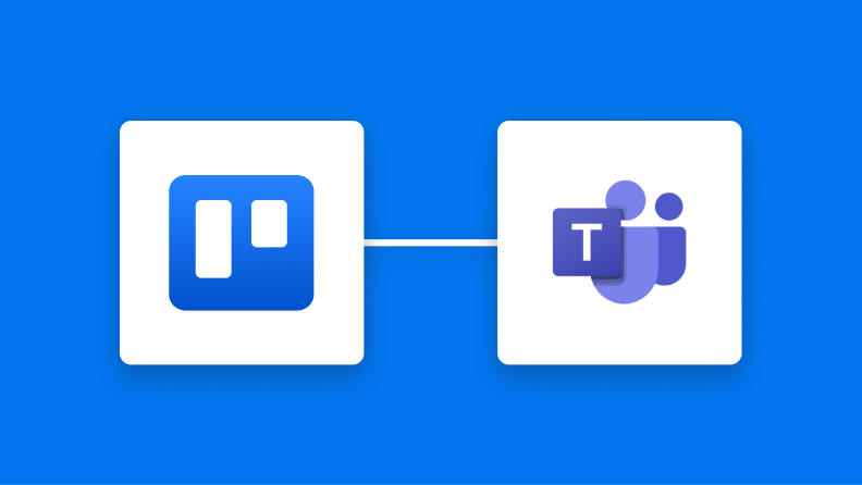 TrelloとMicrosoft Teamsの連携イメージ