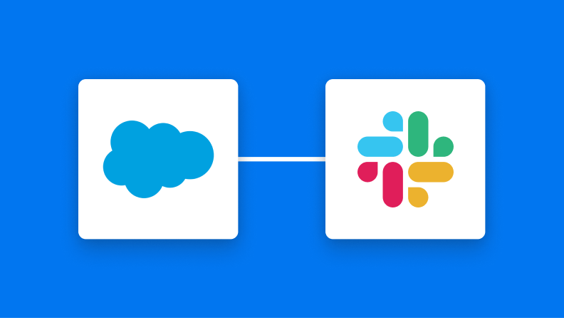 SalesforceとSlackの連携イメージ