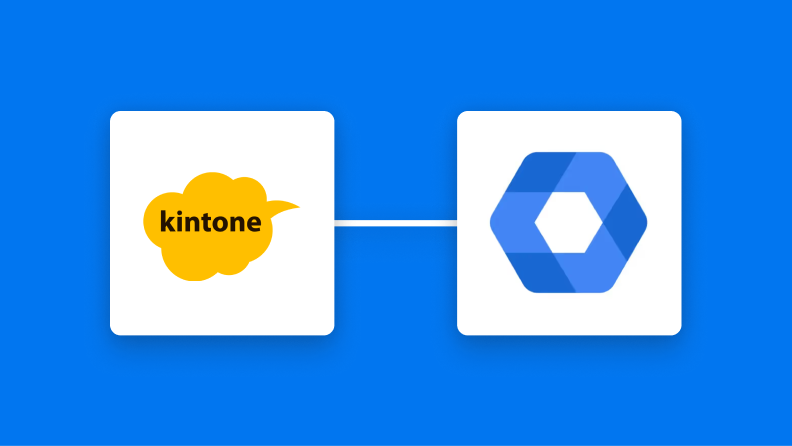 kintoneとGoogle Workspaceの連携イメージ