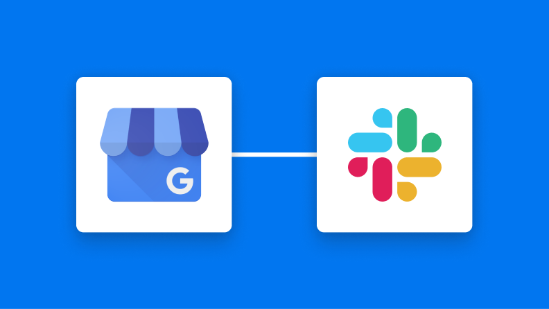 Google ビジネスプロフィールとSlackの連携イメージ