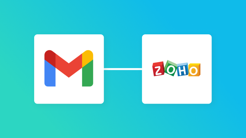 GmailとZoho CRMの連携イメージ