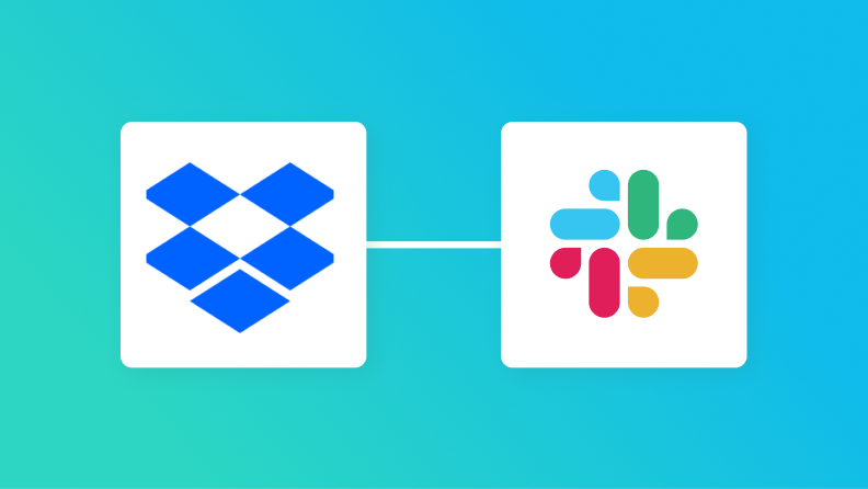 DropboxとSlackの連携イメージ