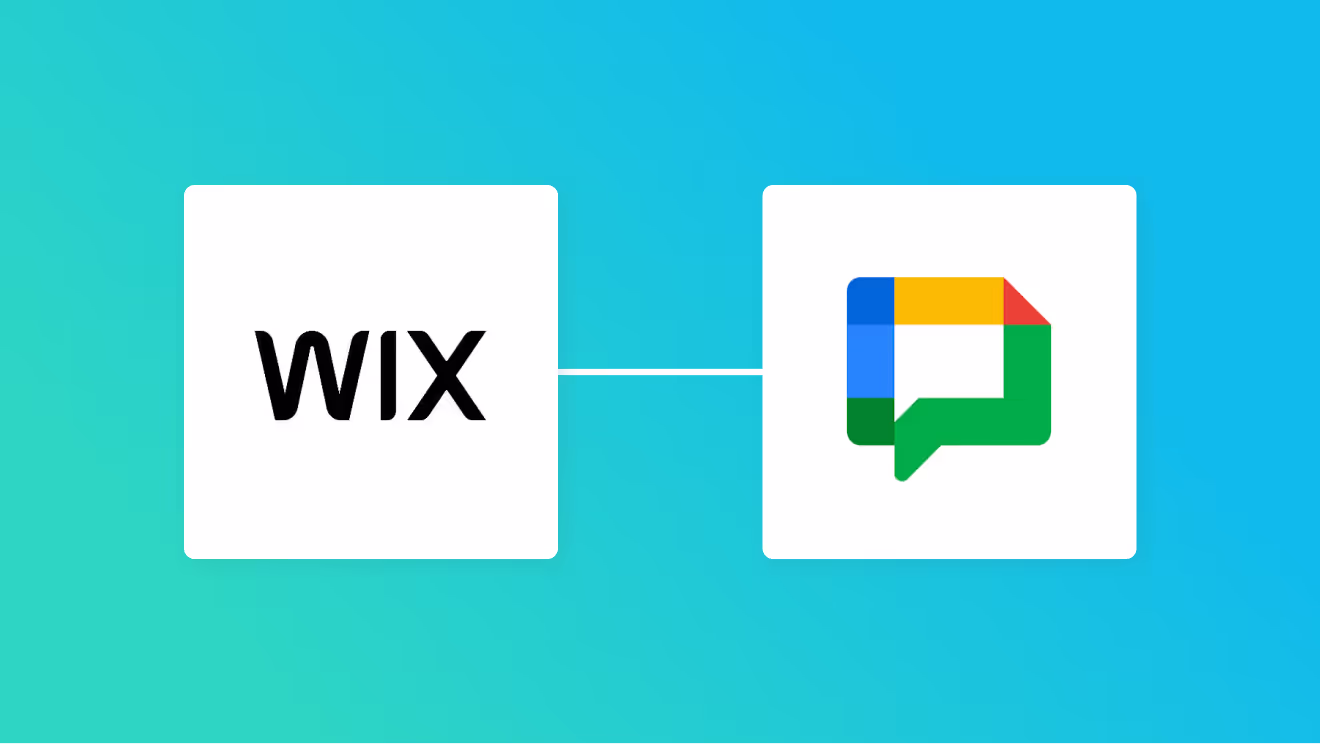 WixとGoogle Chatを連携して、Wixの受信メッセージをGoogle Chatに通知する方法
