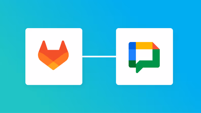 GitLabとGoogle Chatの連携イメージ