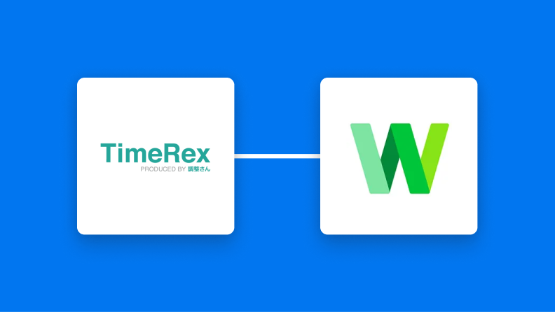 TimeRexとLINE WORKSの連携イメージ
