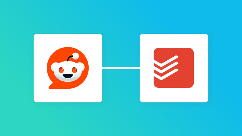 RedditとTodoistの連携イメージ