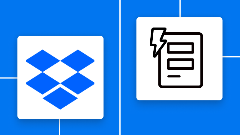 YoomでDropboxを自動化するイメージ