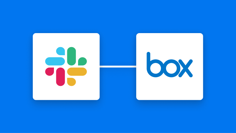 SlackとBoxの連携イメージ