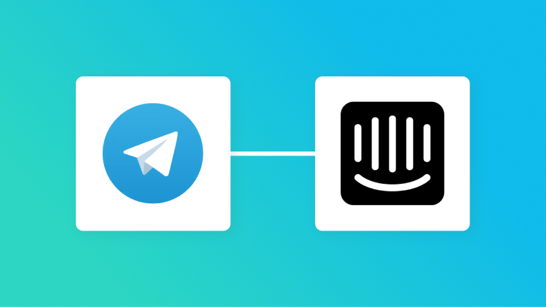 TelegramとIntercomの連携イメージ
