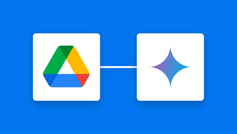 Google DriveとGeminiの連携イメージ