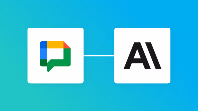 Google ChatとAnthropic（Claude）の連携イメージ