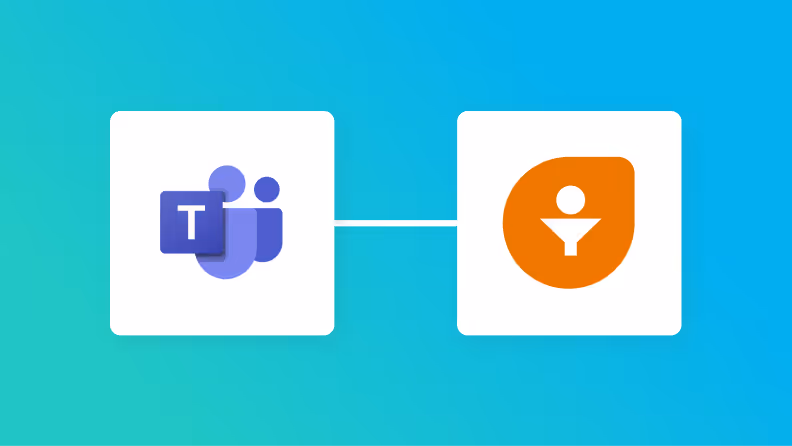 Microsoft TeamsとFreshsalesの連携イメージ