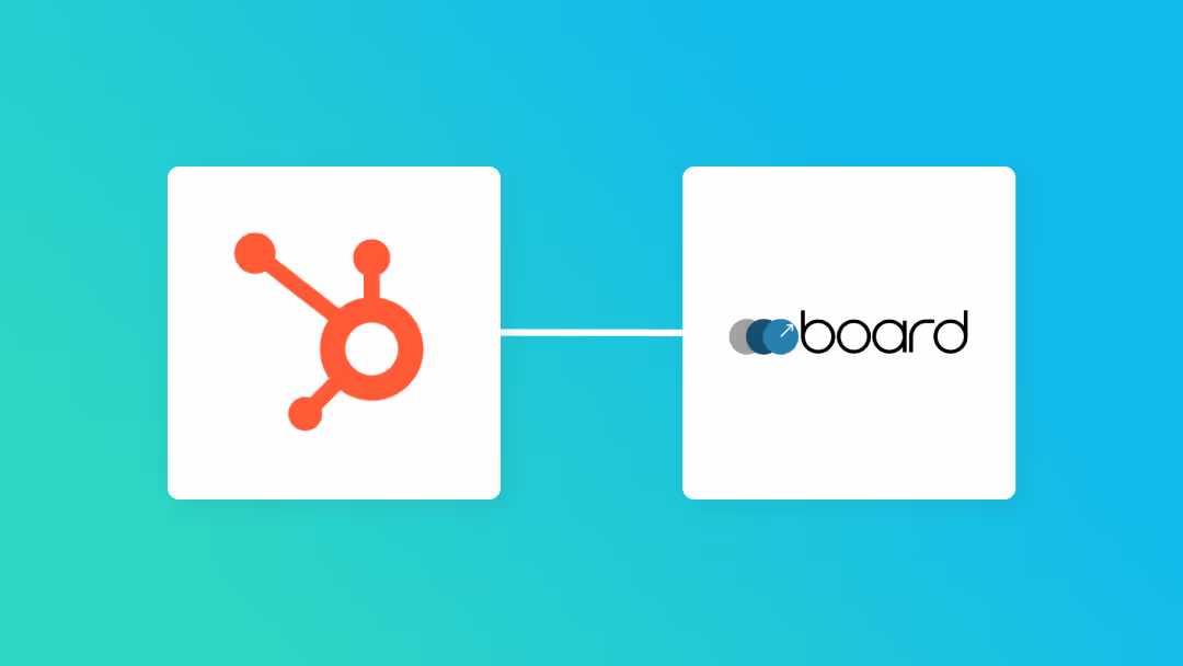 HubSpotとboardを連携して、HubSpotに取引が登録されたら、boardに案件を作成する方法