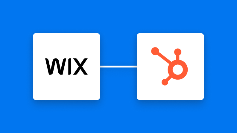 WixとHubSpotの連携イメージ