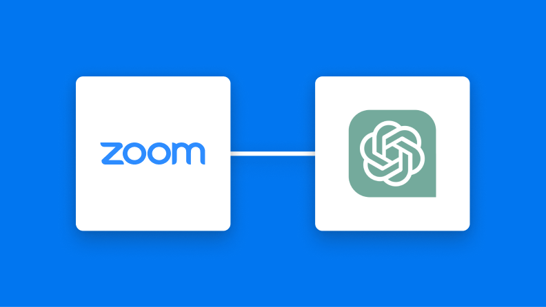 ZoomとChatGPTの連携イメージ
