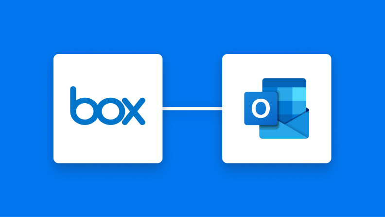 BoxとOutlookの連携イメージ