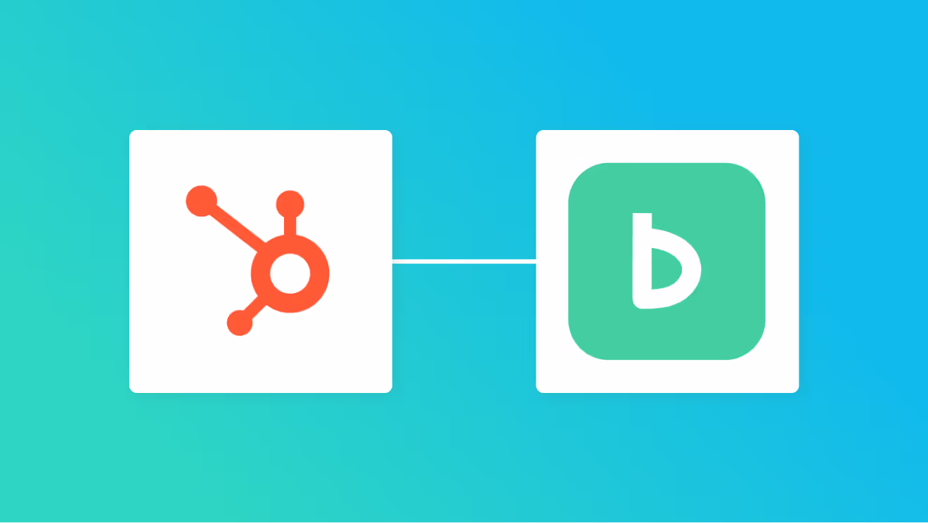 HubSpotとBacklogの連携イメージ
