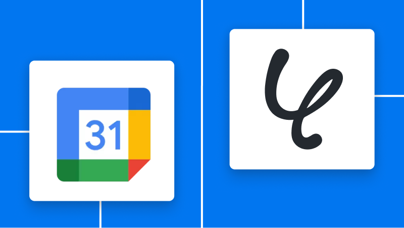 YoomとGoogleカレンダーの連携イメージ