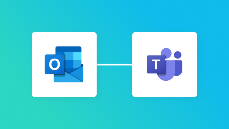 OutlookとMicrosoft Teamsの連携イメージ