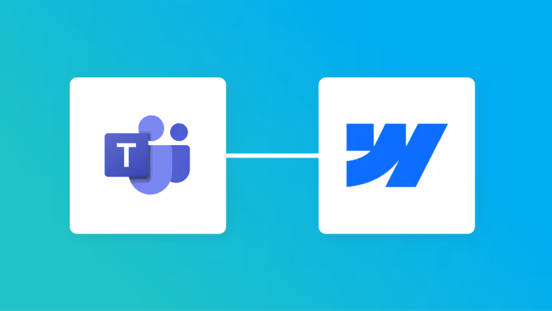 【簡単設定】Microsoft TeamsのデータをWebflowに自動的に連携する方法