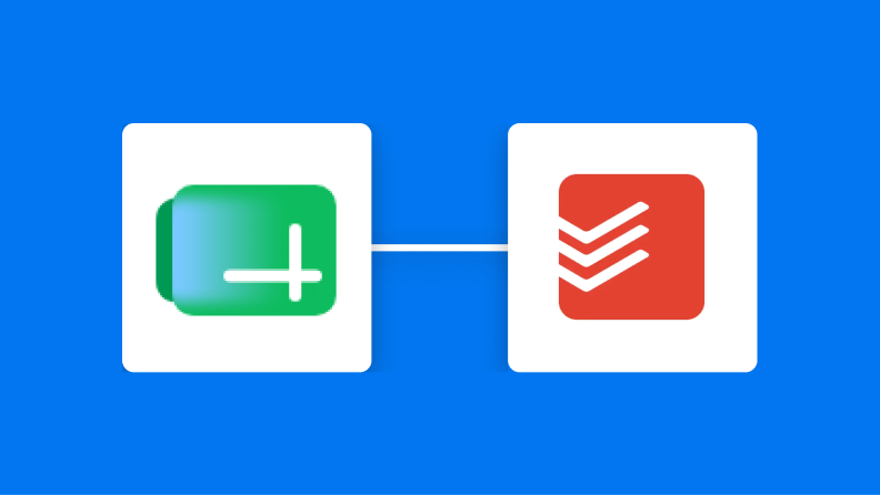 Google スプレッドシートとTodoistの連携イメージ