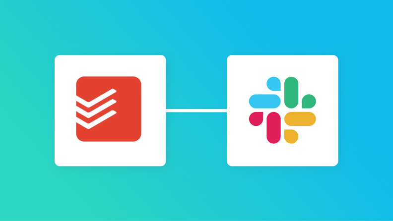 TodoistとSlackの連携イメージ