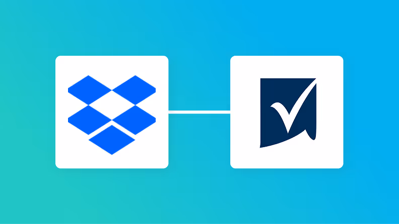 DropboxとSmartsheetの連携イメージ