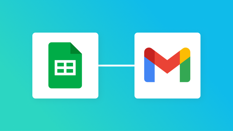 Google スプレッドシートとGmailの連携イメージ